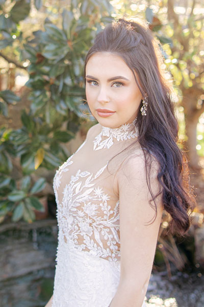 Monique Lhuillier | Pastel Wedding Dress | The Little Nell Wedding — LWD