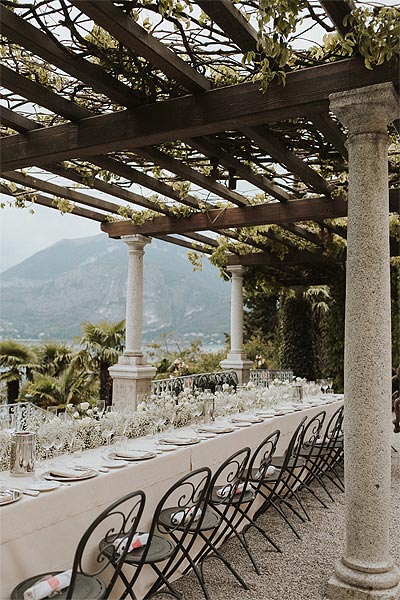 Italian wedding venue and setting